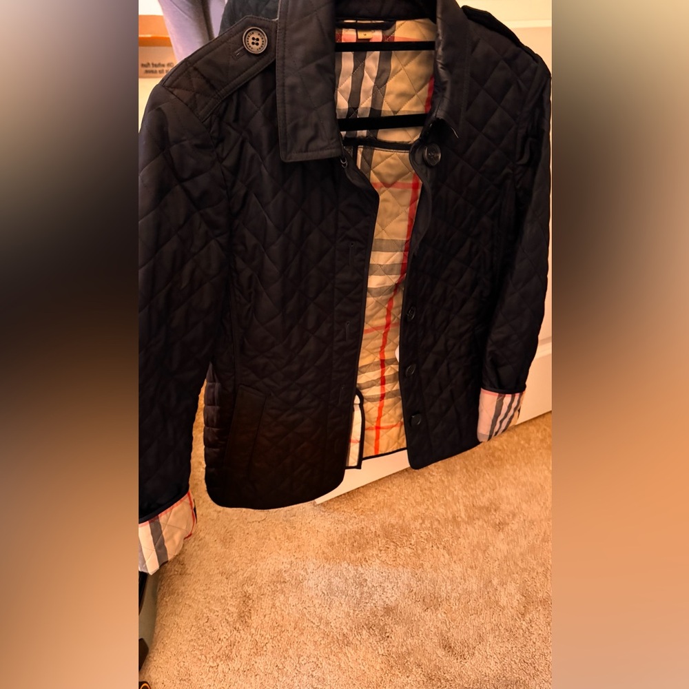 Burberry jacket. Size medium. Barely worn